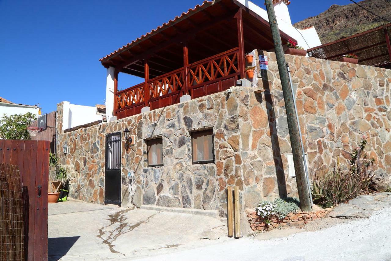 Casa Agustin Pool 27 ºc Villa Fátaga Eksteriør bilde
